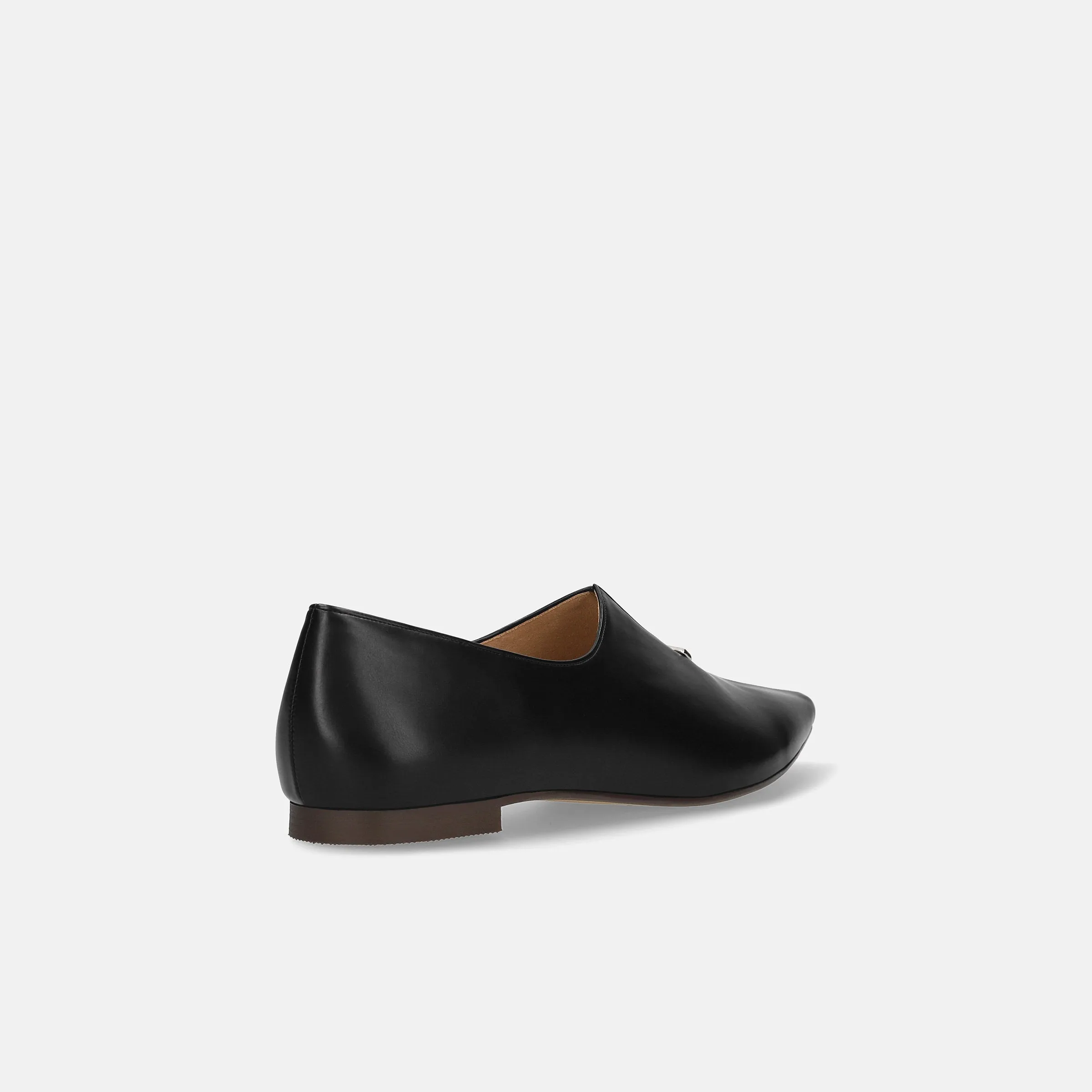 25% OFF: 2024SS: Metal Stud Slit Flat Shoes (4795) Black