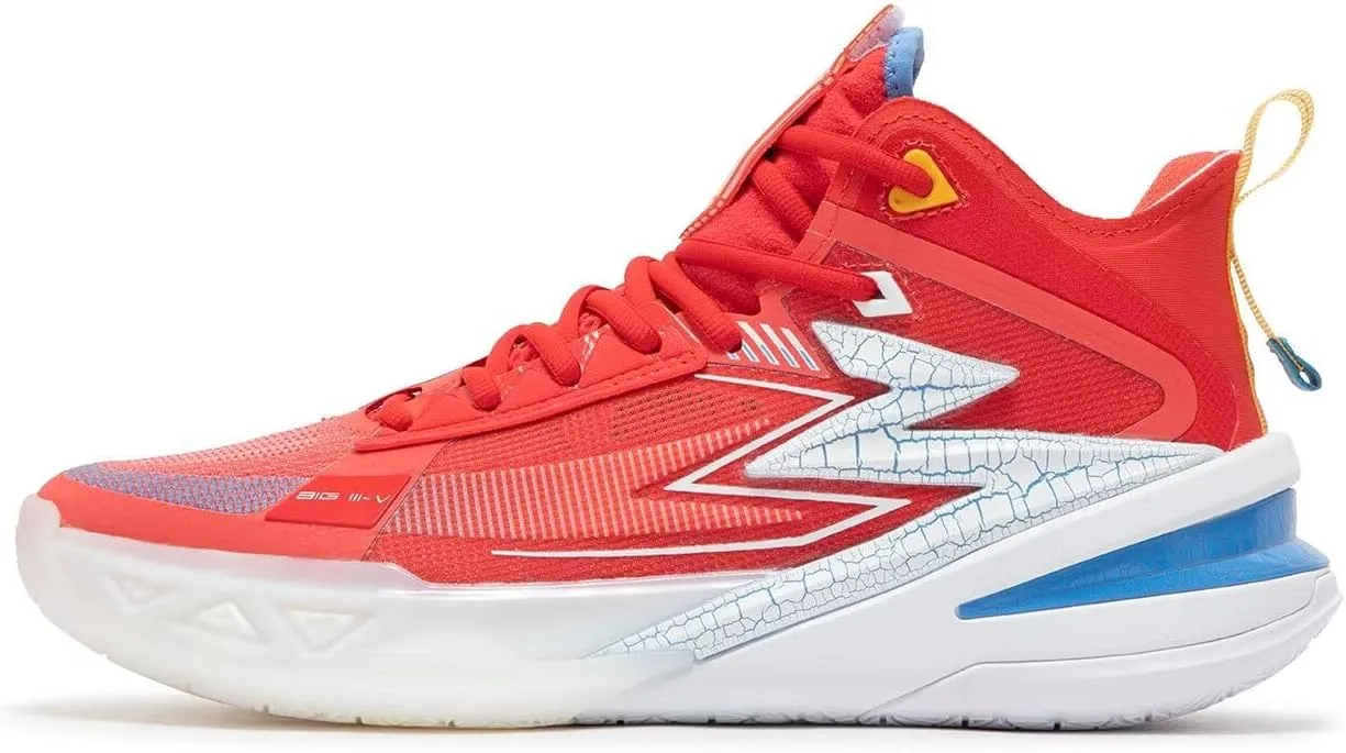361° BIG3 5.0 PRO PE Basketball Shoes for Men high top Breathable Outdoor Sneakers Cushion,BIG3 5.0 PRO Practice Sports Shoes for Teens and Adults,Nikola Jokić Zapatillas de baloncesto Hombre