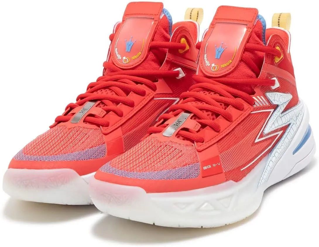 361° BIG3 5.0 PRO PE Basketball Shoes for Men high top Breathable Outdoor Sneakers Cushion,BIG3 5.0 PRO Practice Sports Shoes for Teens and Adults,Nikola Jokić Zapatillas de baloncesto Hombre