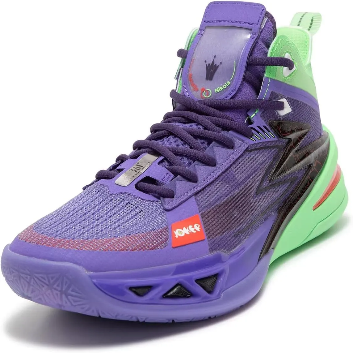 361° BIG3 5.0 PRO PE Basketball Shoes for Men high top Breathable Outdoor Sneakers Cushion,BIG3 5.0 PRO Practice Sports Shoes for Teens and Adults,Nikola Jokić Zapatillas de baloncesto Hombre