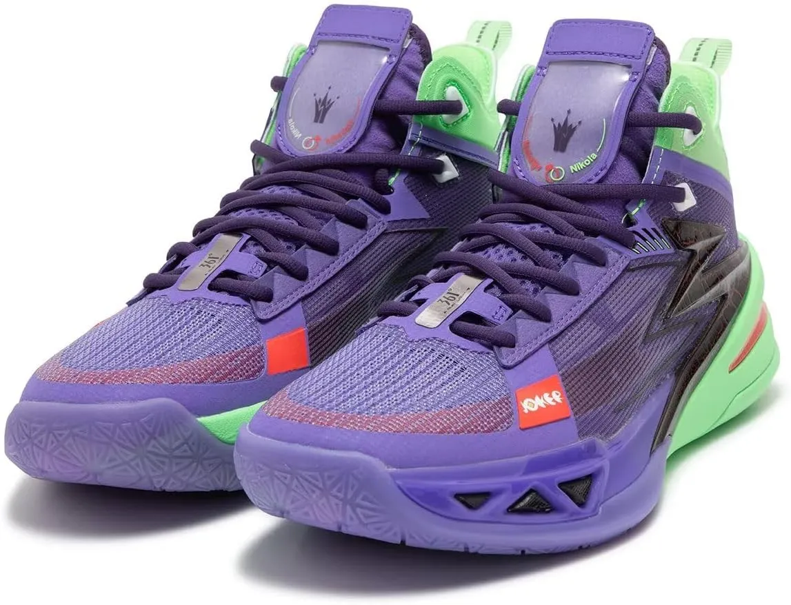 361° BIG3 5.0 PRO PE Basketball Shoes for Men high top Breathable Outdoor Sneakers Cushion,BIG3 5.0 PRO Practice Sports Shoes for Teens and Adults,Nikola Jokić Zapatillas de baloncesto Hombre