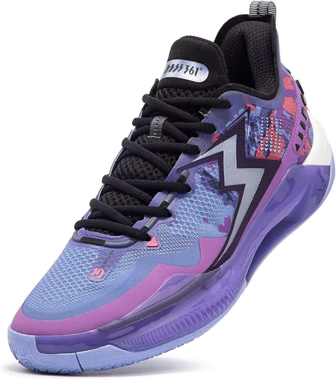 361° Big3 5.0 Quick PRO Basketball Shoes for Men Breathable Outdoor Sneakers Cushioning,Anti Slip Practice Student Sports Shoes for Teens and Adults,Caldwell Pope Zapatillas de baloncesto Hombre