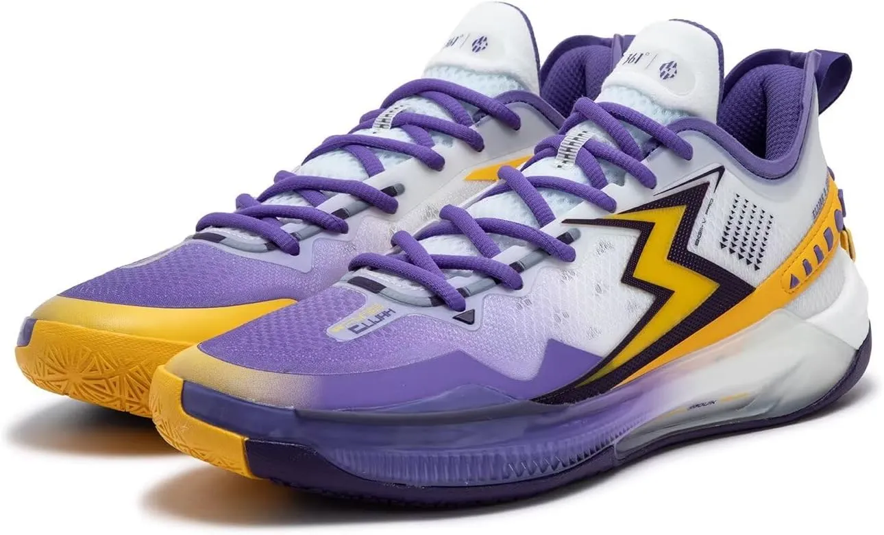 361° BIG3 5.0 Quick PRO Basketball Shoes for Men Breathable Outdoor Sneakers Cushioning,Lightweight Fashion Anti Slip Shoe for Court Street,Zapatillas de baloncesto Hombre