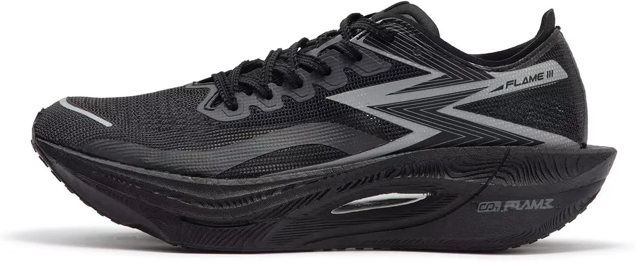 361° Flame 3.0 Running Shoes for Men Wide Foot Sneakers Lightweight, Breathable, Carbon Plate, Non-Slip Marathon Daily Training Shoes