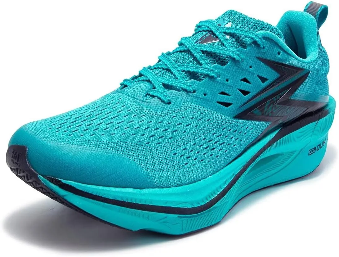361° Flame 3ET Running Shoes for Men Wide Foot Sneakers Lightweight,Breathable,Cushion,Carbon Plate Running Shoes for Professional Race,Marathon Training Shoes,Zapatillas para Hombres profesionales