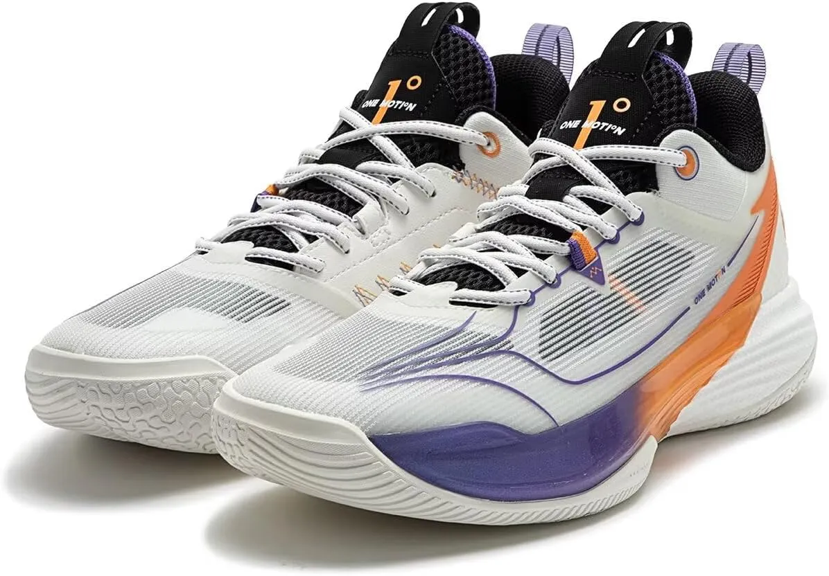 361° One Motion Basketball Shoes for Men Breathable Outdoor Sneakers Cushioning,Lightweight Fashion Anti Slip Shoe for Court Street,Zapatillas de baloncesto Hombre