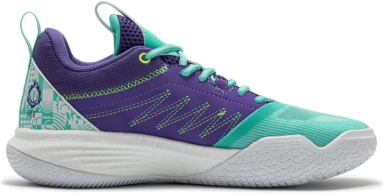 361° One Motion Basketball Shoes for Men Breathable Outdoor Sneakers Cushioning,Lightweight Fashion Anti Slip Shoe for Court Street,Zapatillas de baloncesto Hombre