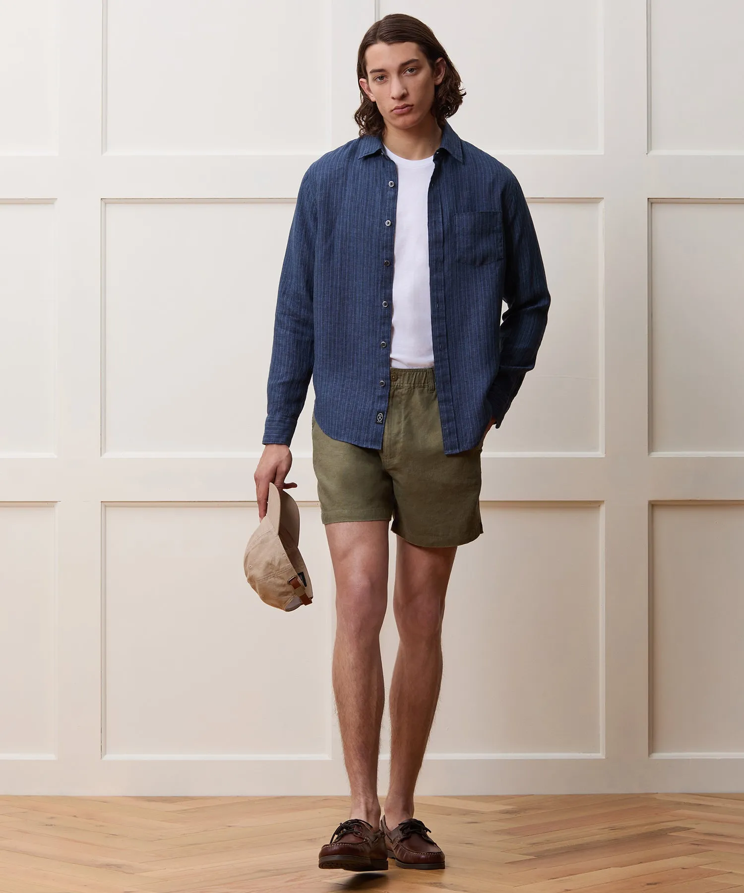 5" Linen Beachcomber Short