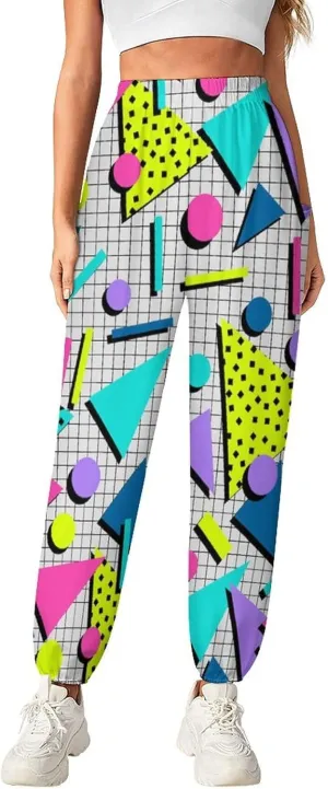 80s 90s Style Yoga Bloomers Womens Hippie Harem Pant Elephant Pants Elastic Gym Leggings Loose Casual Sweatpants