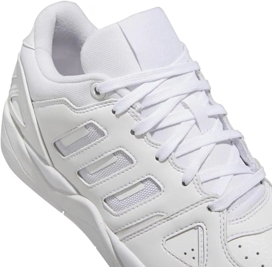 adidas Mens Midcity Mid Lace Up Sneakers Shoes Casual - White