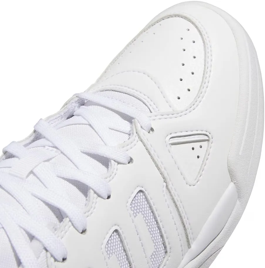 adidas Mens Midcity Mid Lace Up Sneakers Shoes Casual - White