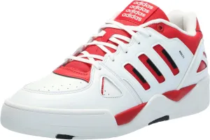 adidas Mens Midcity Mid Lace Up Sneakers Shoes Casual - White
