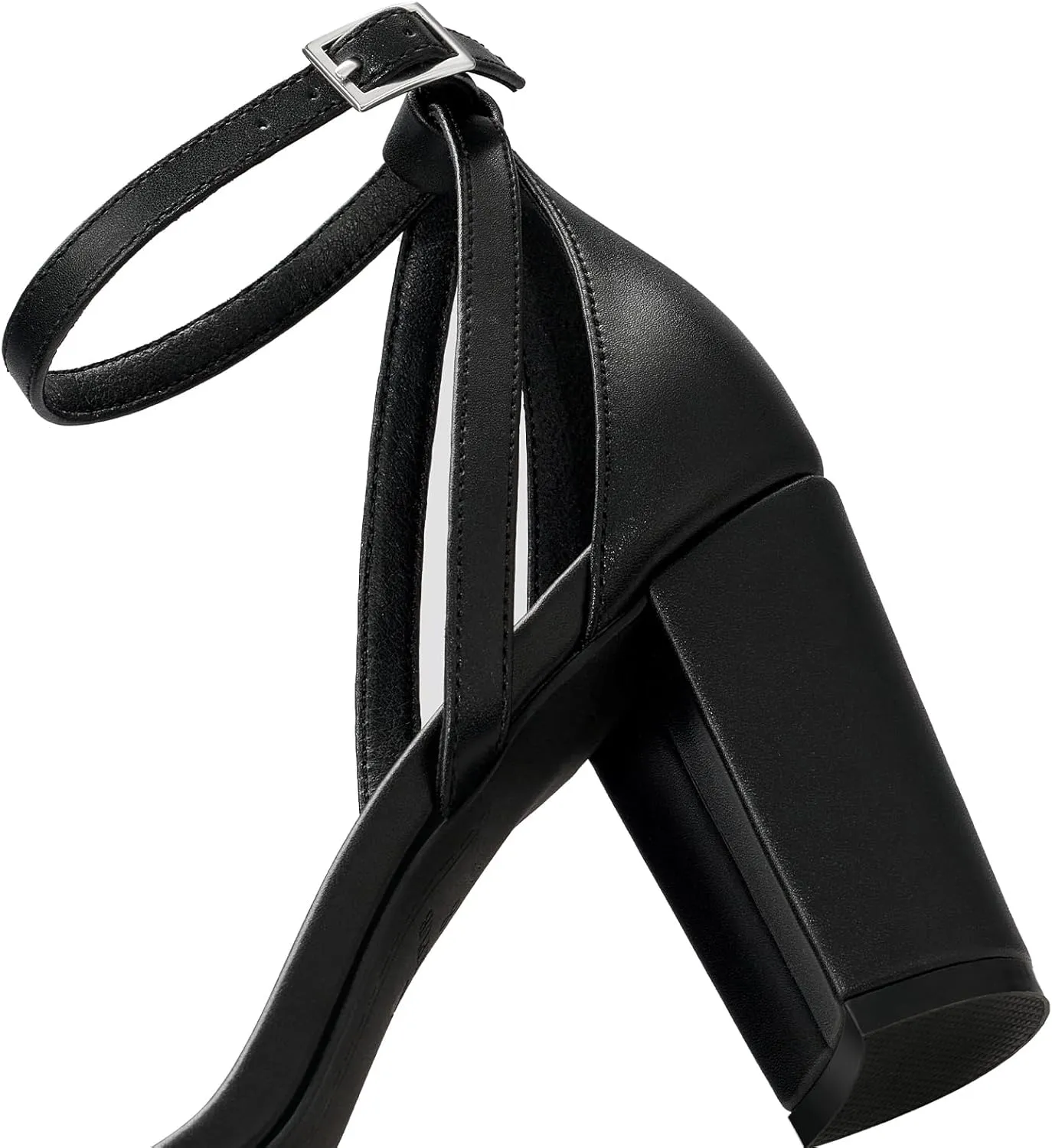 ALICEPUB Women's Braided Heeled Sandals 3 inch Chunky Block Heels Strappy Heels Square Open Toe Heels for Women Wedding Party Dressy