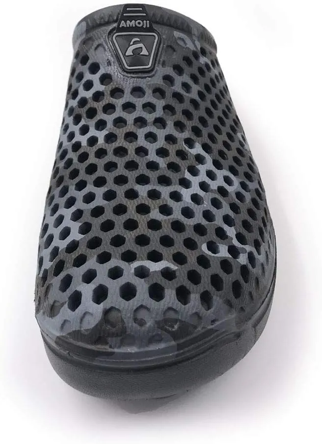 Amoji Unisex Camouflage Slippers Clogs Sandals