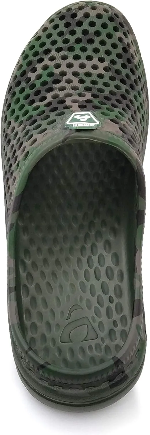 Amoji Unisex Camouflage Slippers Clogs Sandals
