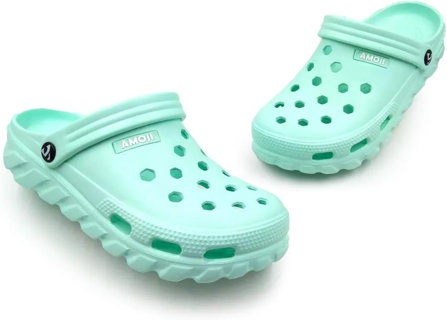 Amoji Unisex Garden Clogs Gardening Shoes AA1521