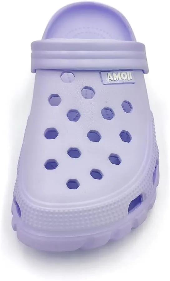 Amoji Unisex Garden Clogs Gardening Shoes AA1521