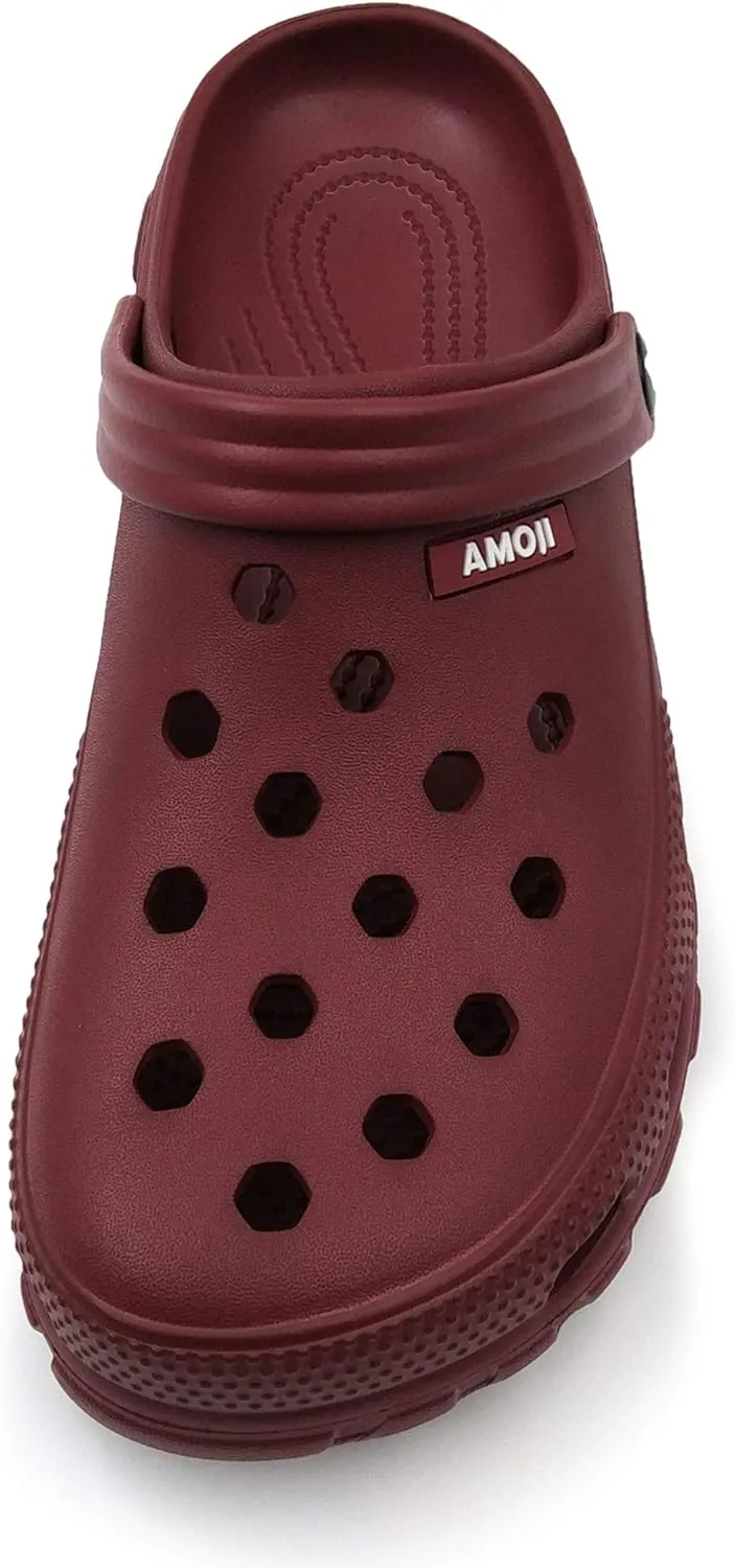 Amoji Unisex Garden Clogs Gardening Shoes AA1521
