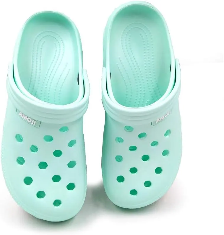 Amoji Unisex Garden Clogs Gardening Shoes AA1521