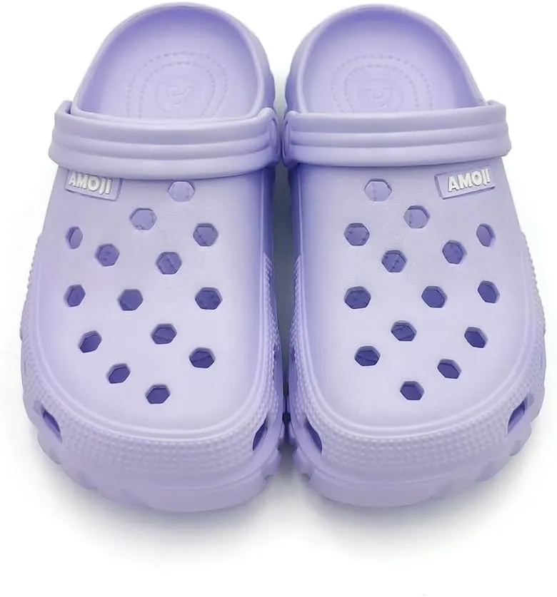 Amoji Unisex Garden Clogs Gardening Shoes AA1521