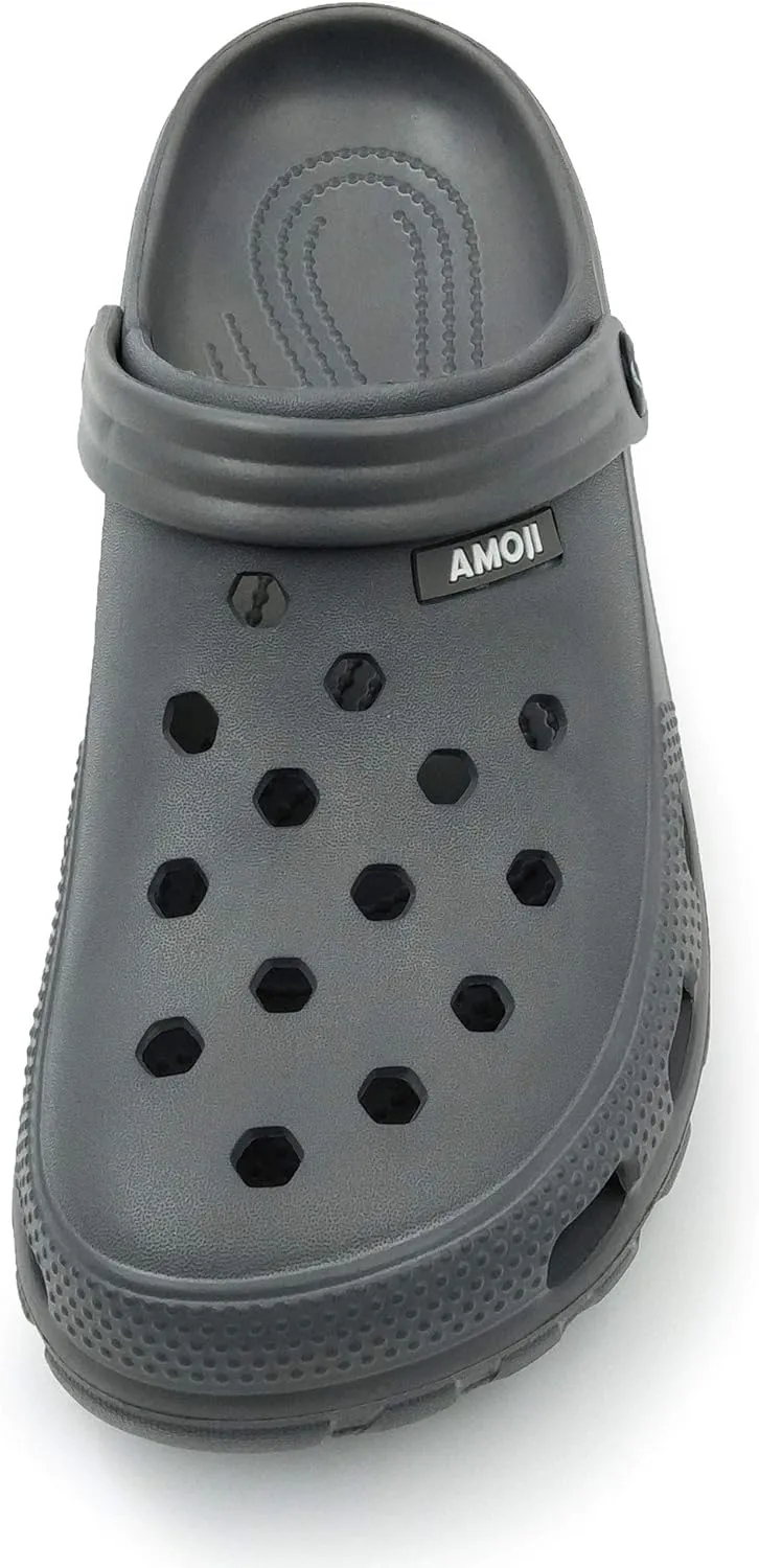 Amoji Unisex Garden Clogs Gardening Shoes AA1521