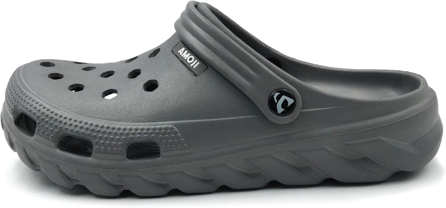 Amoji Unisex Garden Clogs Gardening Shoes AA1521
