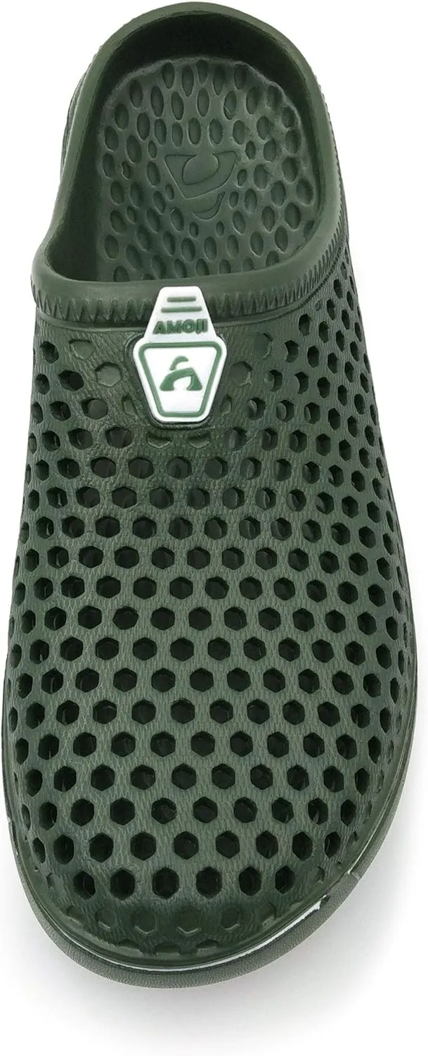 Amoji Unisex Garden Clogs Shoes Sandals Slippers AM1761