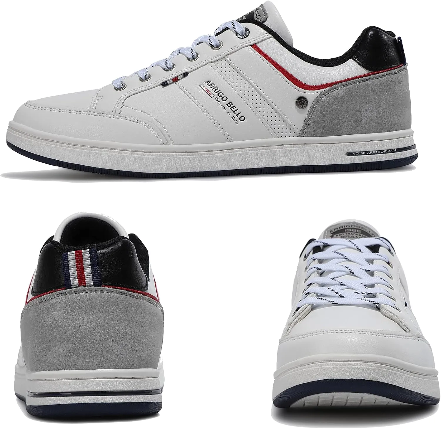 ARRIGO Bello Sneakers for Men Casual Shoes Low Top Comfortable Walking Shoes