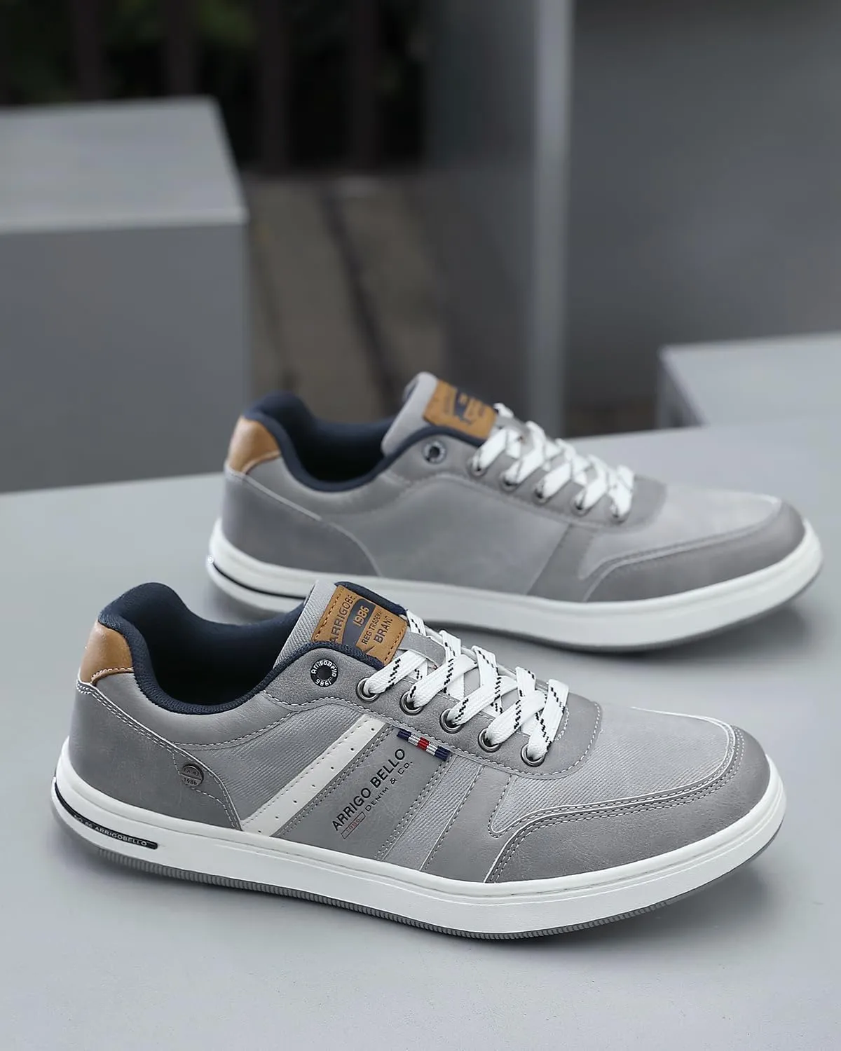 ARRIGO Bello Sneakers for Men Casual Shoes Low Top Comfortable Walking Shoes