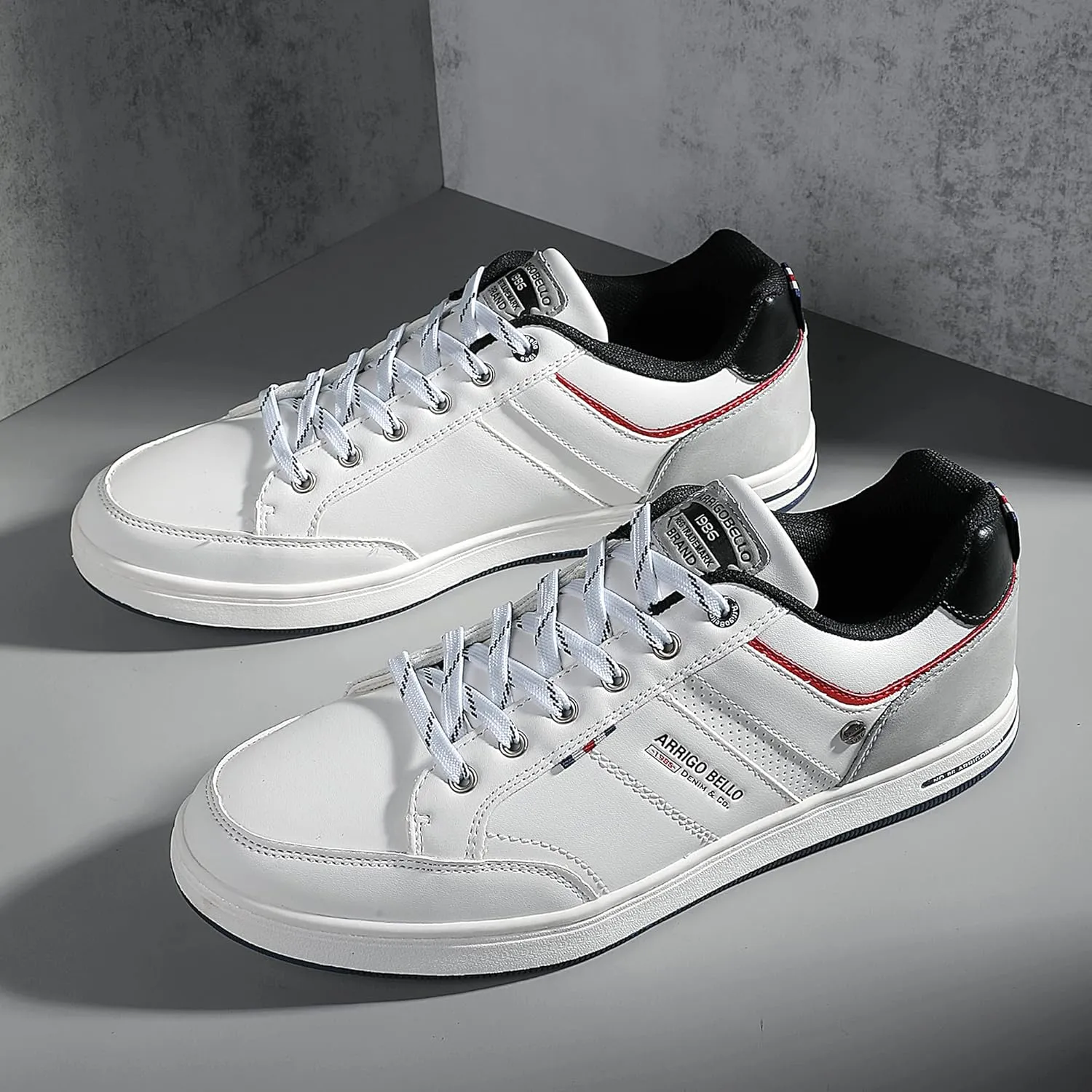 ARRIGO Bello Sneakers for Men Casual Shoes Low Top Comfortable Walking Shoes