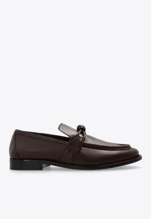 Astaire Knotted Leather Loafers