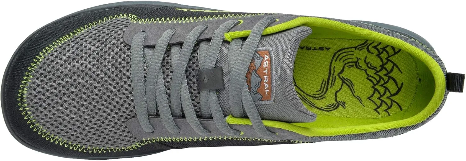 Astral Men's Brewer 2.0 Everyday Minimalist Outdoor Sneakers, Grippy and Quick Drying, Made for Water Sports, Travel, and Rock Scrambling
