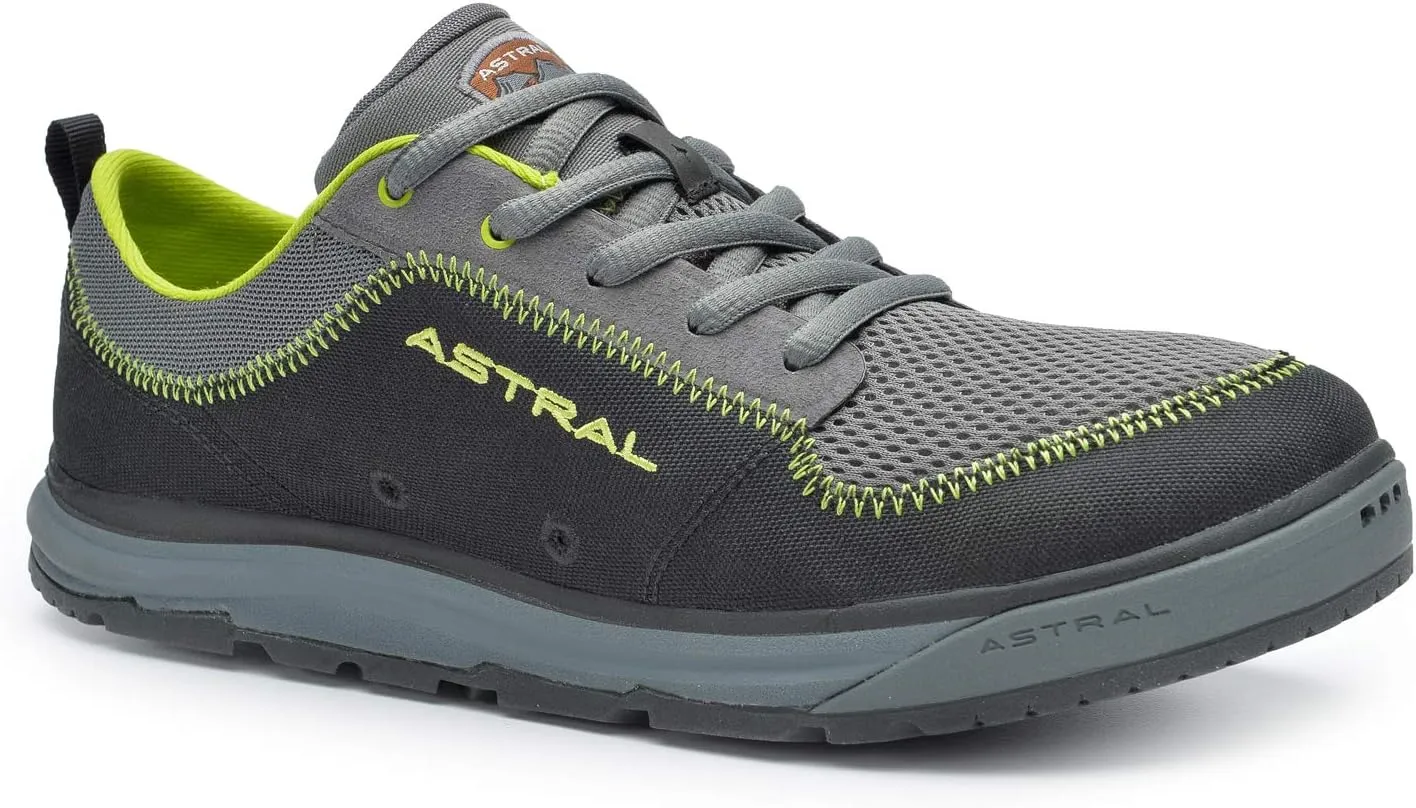 Astral Men's Brewer 2.0 Everyday Minimalist Outdoor Sneakers, Grippy and Quick Drying, Made for Water Sports, Travel, and Rock Scrambling