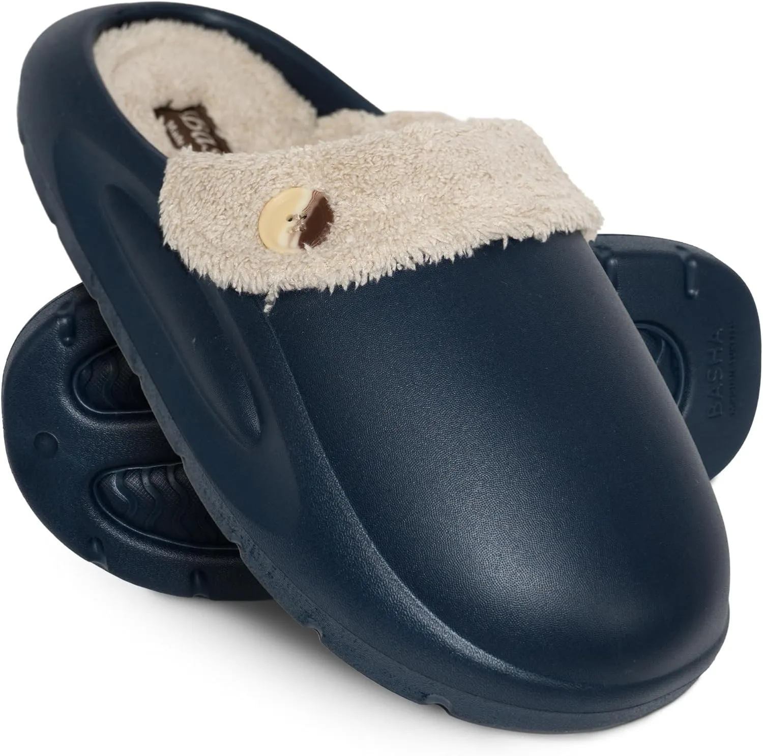 Basha Unisex Cozy Clogs Slippers Sandals for Men and Women, Great for Indoor, Super Cozy and Comfy Great for Winter Season with Fur Insoles