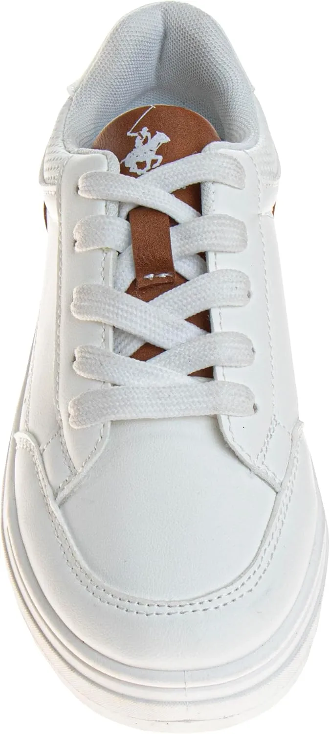Beverly Hills Polo Club Boy's Bhpc Single Strap Low Top Classic Sneakers