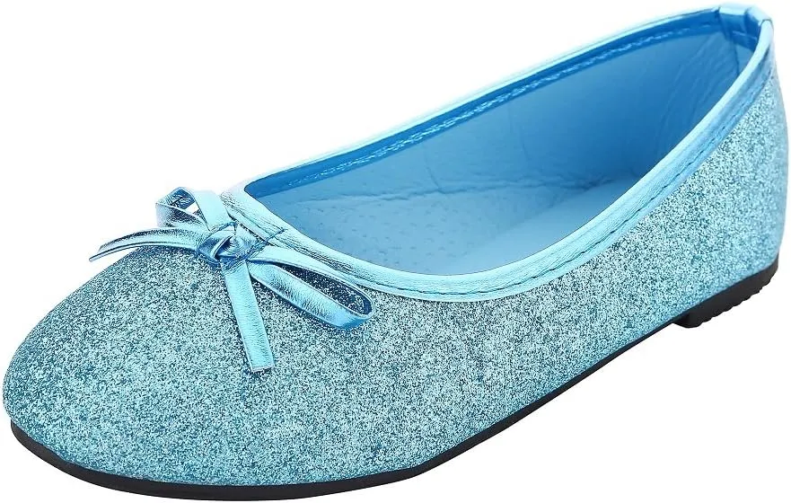 Bling Bling Glitter Fashion Slip On Children Ballet Flats Shoes for Little Kids Girls and Toddler Girl