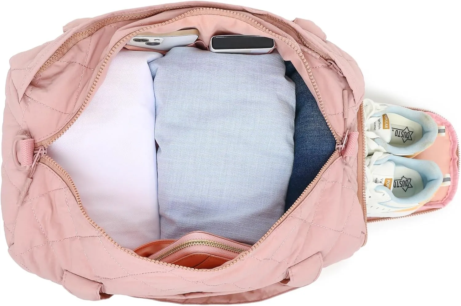 BLUBOON Duffle Bag Girls Kids Cute Gym Bag with Shoes Compartment & Wet Separation Waterproof Sports Overnight Travel Bag