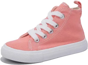 Boys & Girls High Top lace-up Kids' Espadrcanvas Shoes Back-to-School Season Little White Shoes Teen Classic Kids' Sneakers Tennis Shoes Baby Skate Shoes
