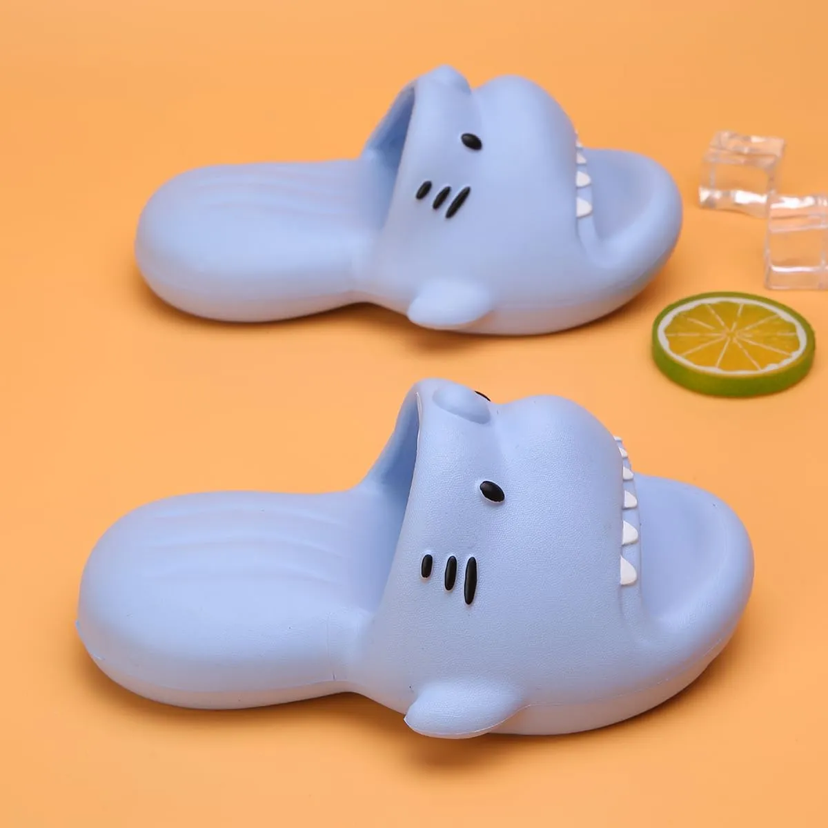 Boys Girl Slippers Non-Slip Novelty Open Toe Sandals Extremely Comfy Cushioned Thick Sole Cute Cartoon Shower Slides Indoor & Outdoor(Toddler/Little Kid/Big Kid)