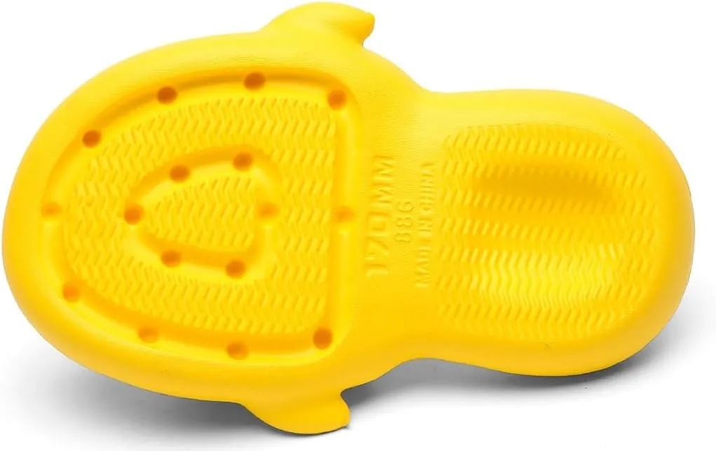 Boys Girl Slippers Non-Slip Novelty Open Toe Sandals Extremely Comfy Cushioned Thick Sole Cute Cartoon Shower Slides Indoor & Outdoor(Toddler/Little Kid/Big Kid)