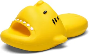 Boys Girl Slippers Non-Slip Novelty Open Toe Sandals Extremely Comfy Cushioned Thick Sole Cute Cartoon Shower Slides Indoor & Outdoor(Toddler/Little Kid/Big Kid)