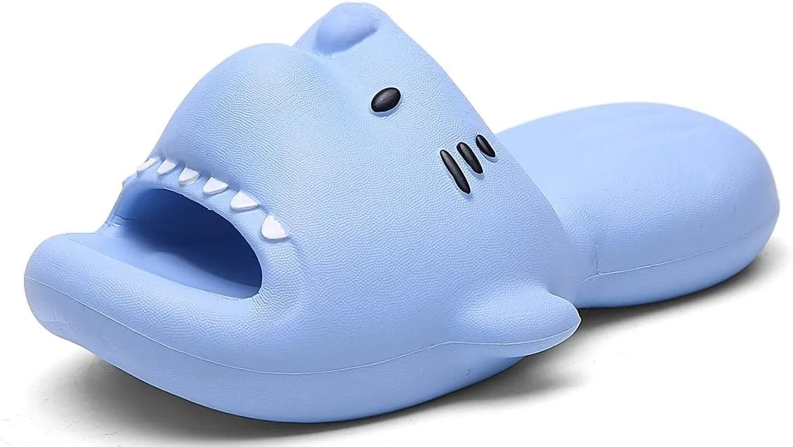 Boys Girl Slippers Non-Slip Novelty Open Toe Sandals Extremely Comfy Cushioned Thick Sole Cute Cartoon Shower Slides Indoor & Outdoor(Toddler/Little Kid/Big Kid)