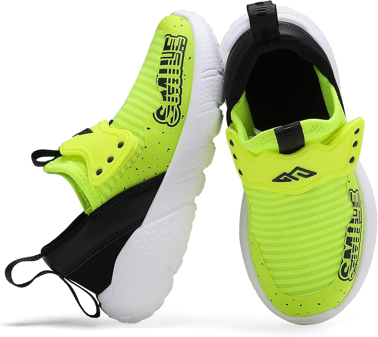 Boys Girls Lightweight Breathable Running Sneakers - Non Slip Athletic Tennis Shoes for Kids - Fashion Sport Walking Cushion Comfortt