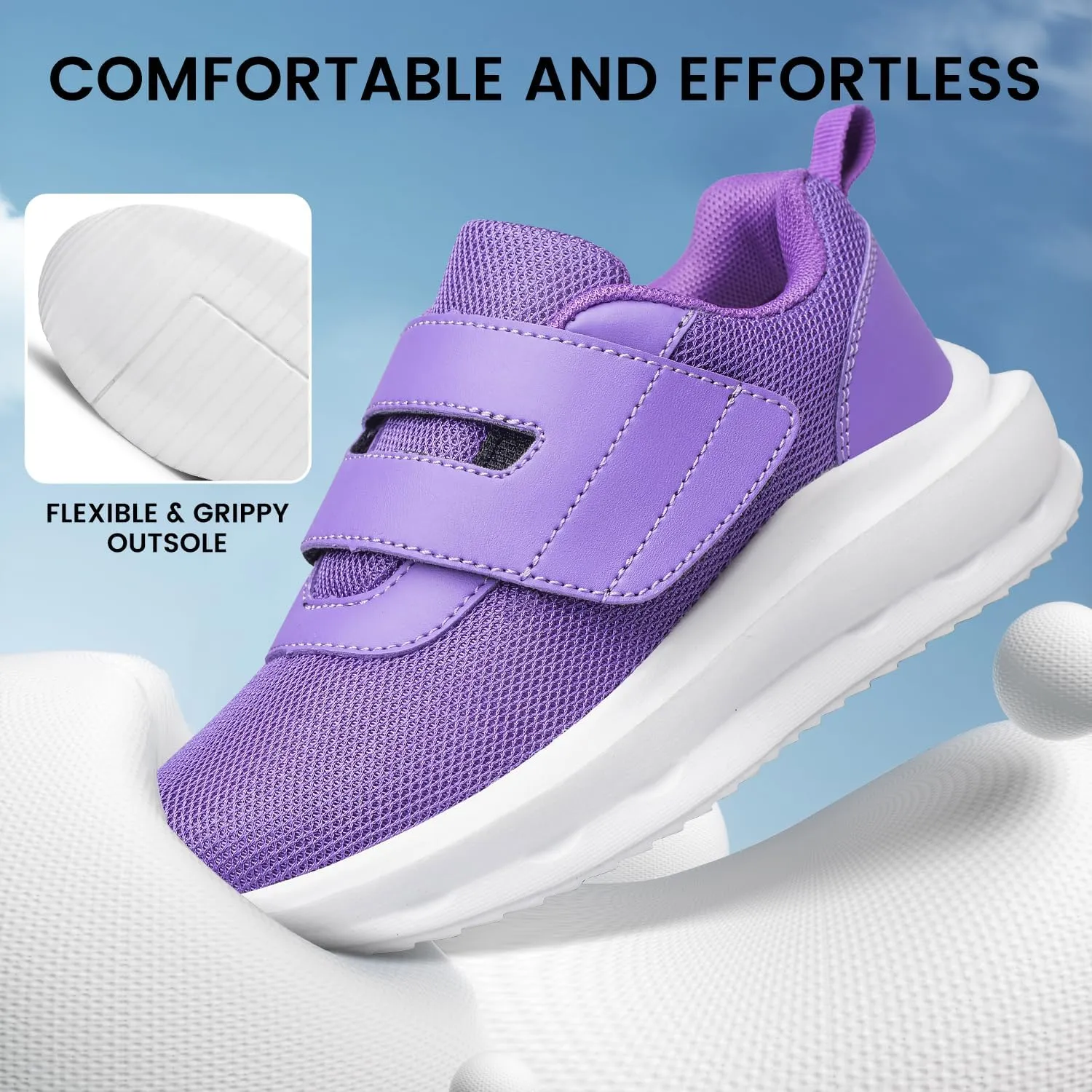 Boys Girls Shoes Kids Tennis Running Walking Shoes Lightweight Breathable Athletic Sneakers for Toddler/Little Kid/Big Kid