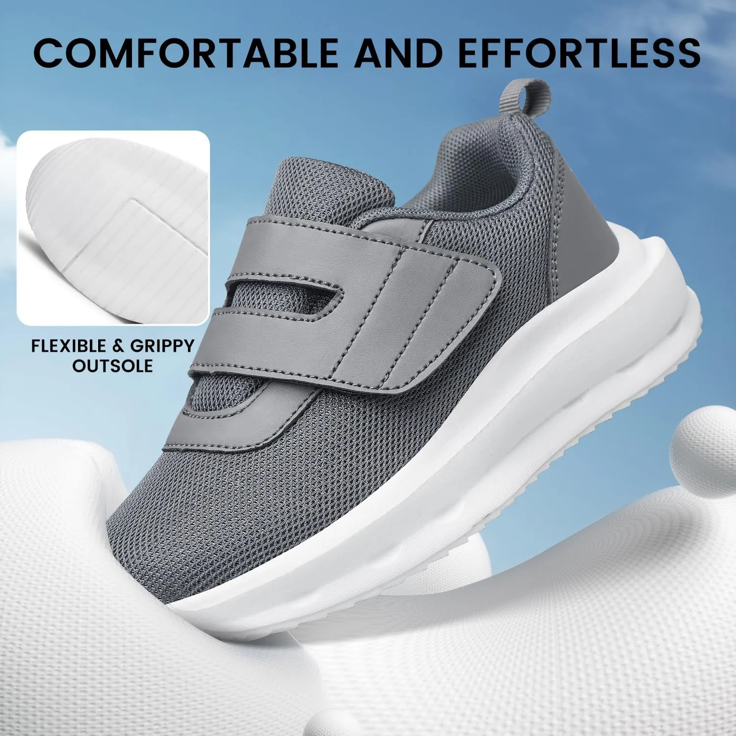 Boys Girls Shoes Kids Tennis Running Walking Shoes Lightweight Breathable Athletic Sneakers for Toddler/Little Kid/Big Kid