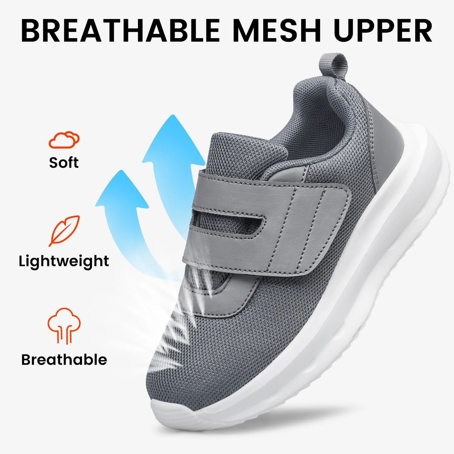 Boys Girls Shoes Kids Tennis Running Walking Shoes Lightweight Breathable Athletic Sneakers for Toddler/Little Kid/Big Kid