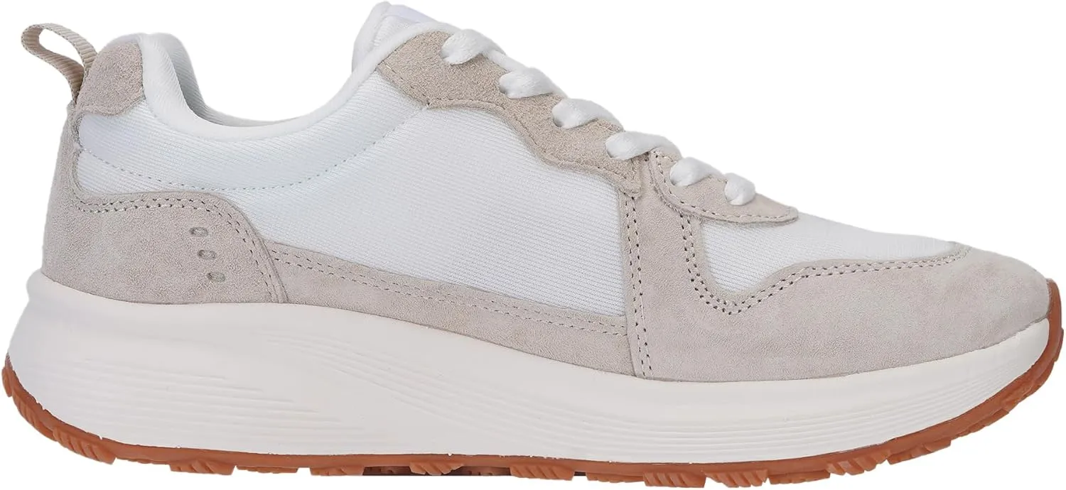 BRONAX Womens Wide Toe Box Athletic Casual Shoes | Suede-Detail Classic Design Sneakers