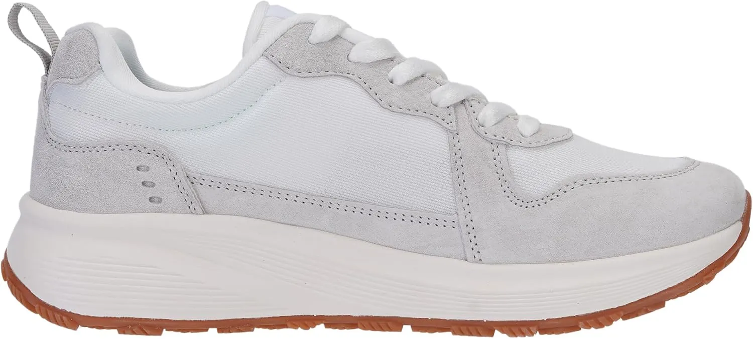 BRONAX Womens Wide Toe Box Athletic Casual Shoes | Suede-Detail Classic Design Sneakers