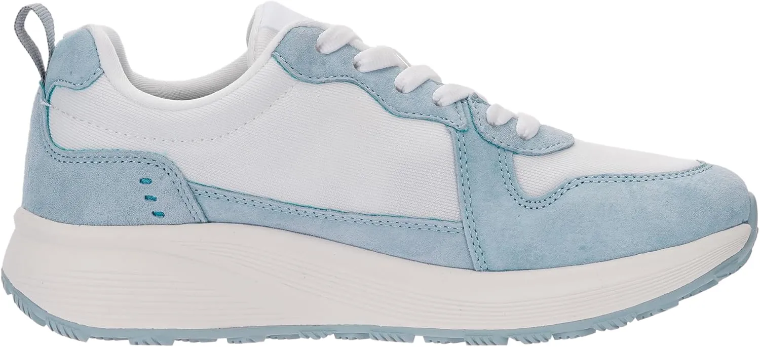 BRONAX Womens Wide Toe Box Athletic Casual Shoes | Suede-Detail Classic Design Sneakers