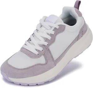 BRONAX Womens Wide Toe Box Athletic Casual Shoes | Suede-Detail Classic Design Sneakers